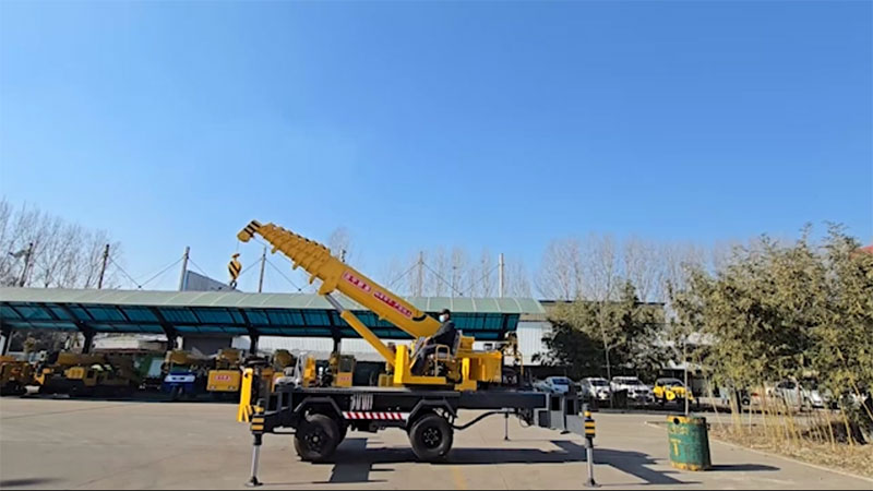 Колесный кран 6T, STSQ6D