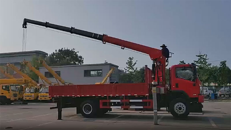 Кран-манипулятор 10T, SST10S4